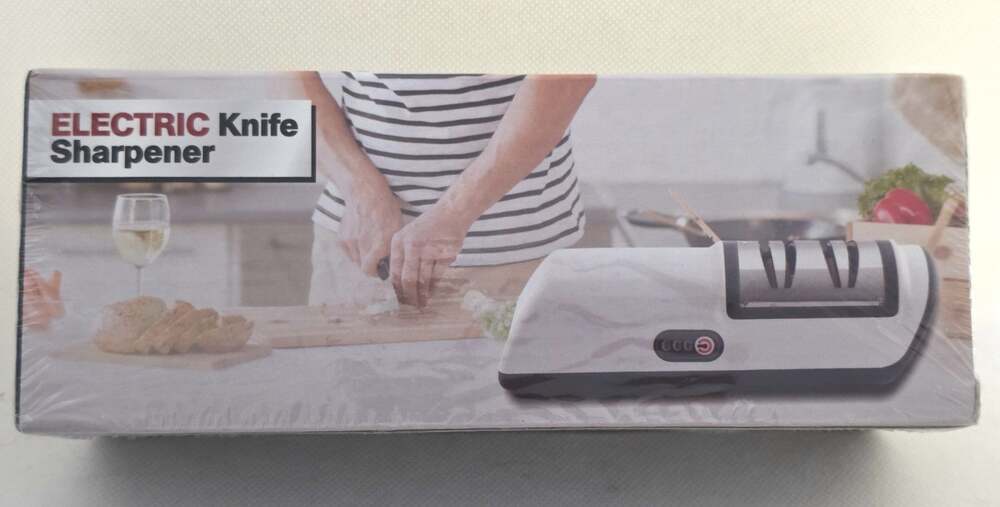 Electric Knife Sharpener-Different Types of Knifes-Replaceable Wheel-New